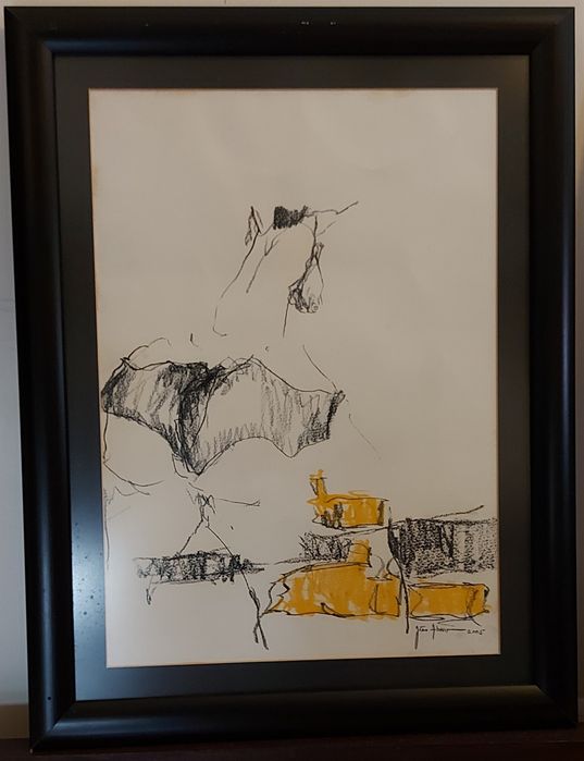 Quadros originais assinados pelo autor.