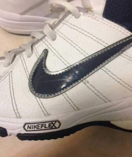 Nike Flex Tennis Boots Size 38 (Used as Shown in Image)