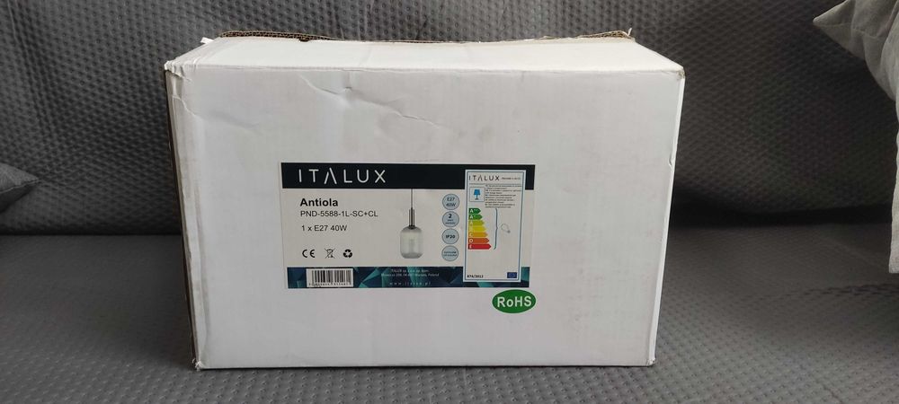 Lampa Italux Antiola PND-5588-1L-SC+CL