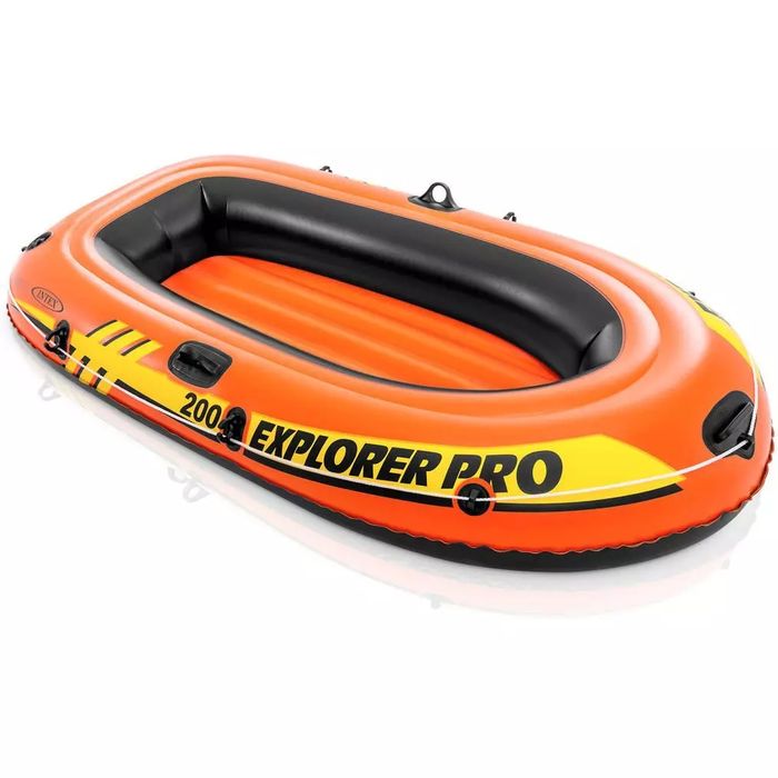 Intex, ponton dmuchany dwuosobowy EXPLORER PRO, pomarańczowy. Intex. Nowy Produkt