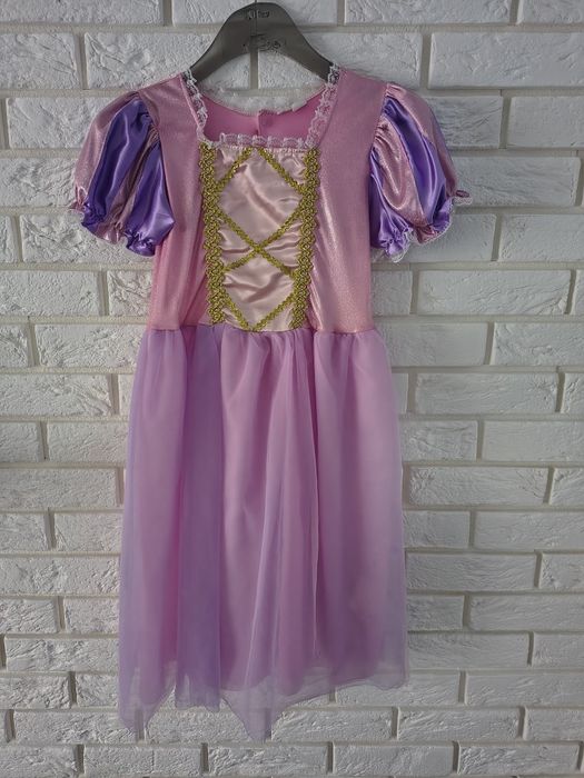 Strój Roszpunki rozm. 128-134 Księżniczki