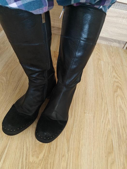 Чоловічі шкіряні сапоги 45 р