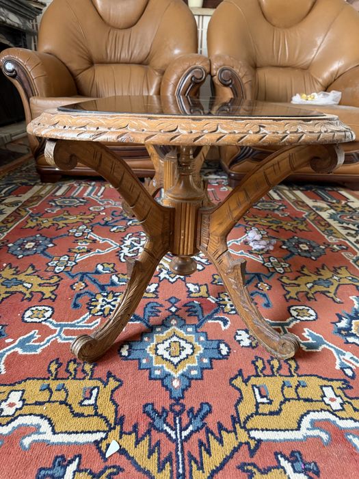 Conjunto 3 sofas com mesa centro
