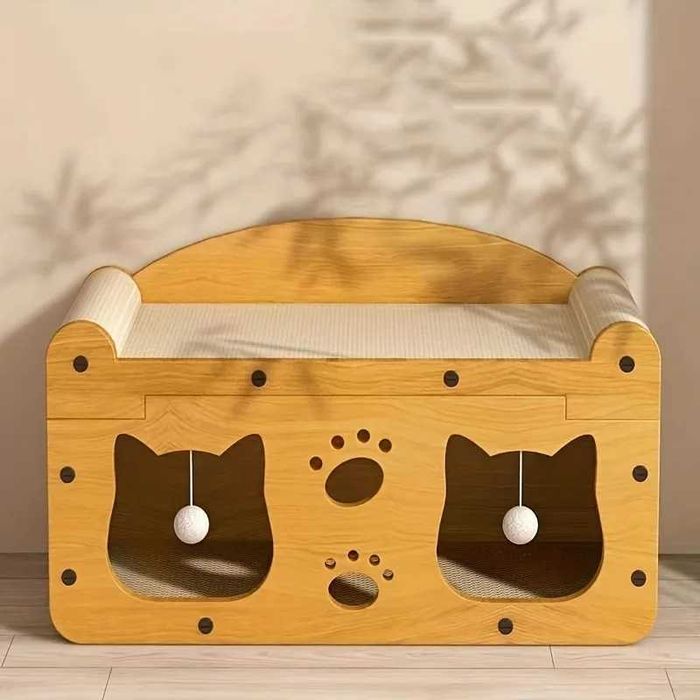 Великий будинок-кігтеточка для кота