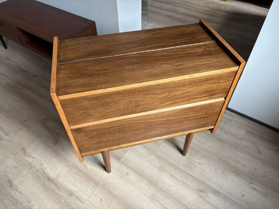 Komoda barek bielizniarka prl vintage lata 60 Bytomskie Fabrki Mebli