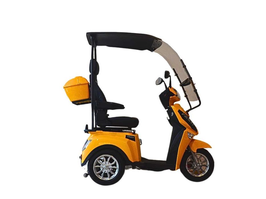 Electroride Fasti 3 Max: Trójkołowy skuter elektryczny z daszkiem