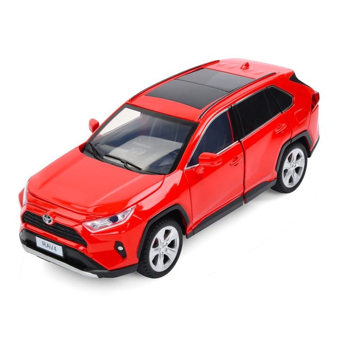 Колекційна модель Toyota RAV4 1:24 , 20 см,  метал інерція звук світло