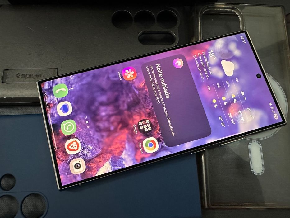Samsung S24 ultra 12/256GB impecável com extras