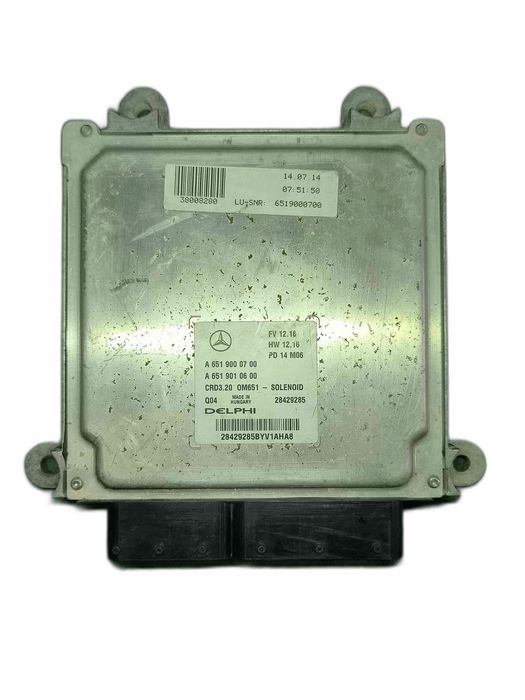 Centralina Motor / ECU MERCEDES-BENZ SPRINTER 3,5-t Caixa 313 CDI (906.631, 906.633, 906.635, 906.637) (95 kW / 129 cv) [05.2009 - 12.2016] A651900070