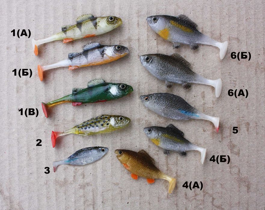 Анатомічні силіконові приманки (від 700грн. доставка НП безкоштовна)