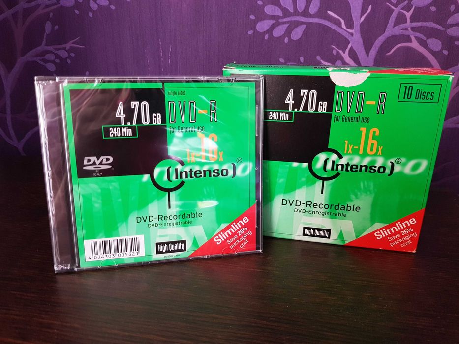 Диски DVD-R Intenso