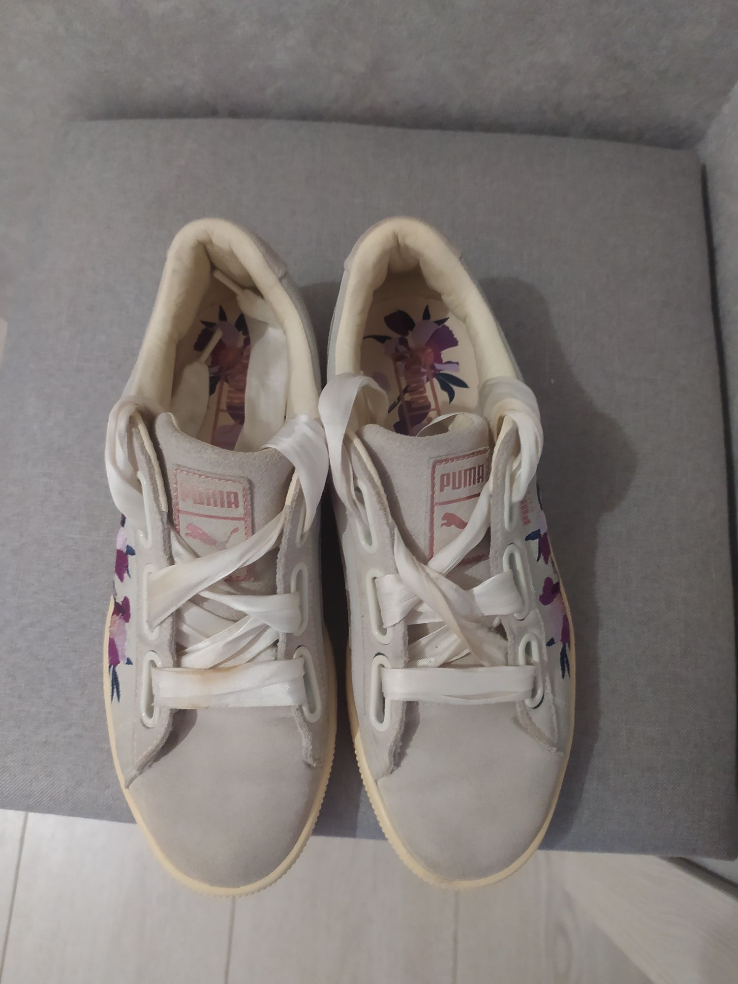 Puma heart flowery blanche cheap