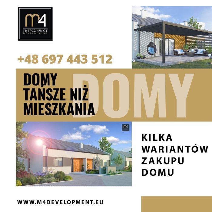 Bliźniak z użytkowym poddaszem blisko lasu