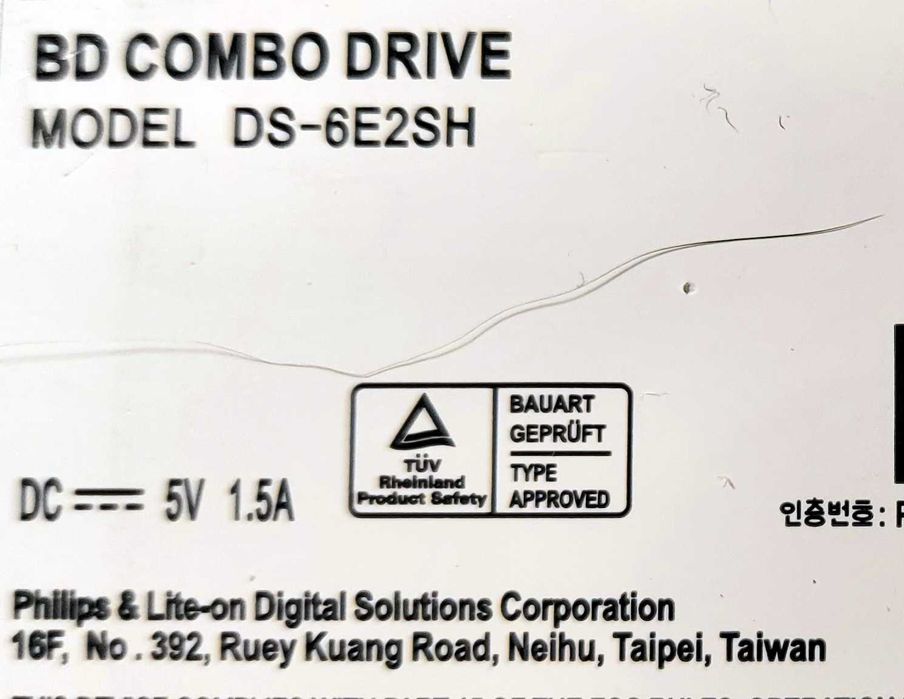 Blu-Ray PHILIPS USB - Win Linux MacOS