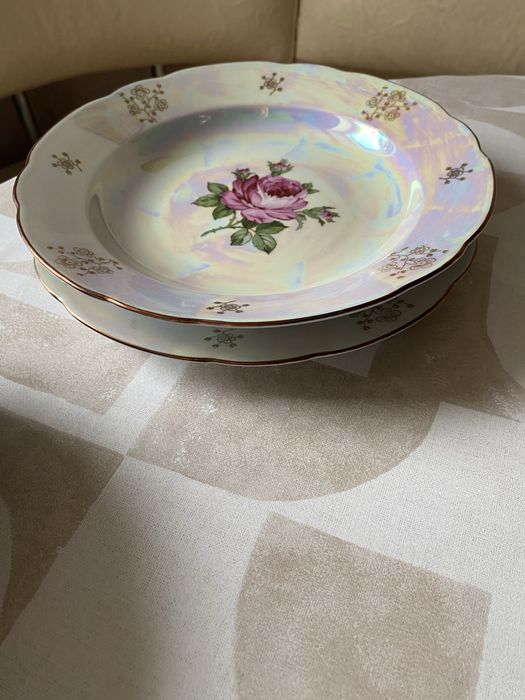 Тарелки фарфор ГДР новые KAHLA