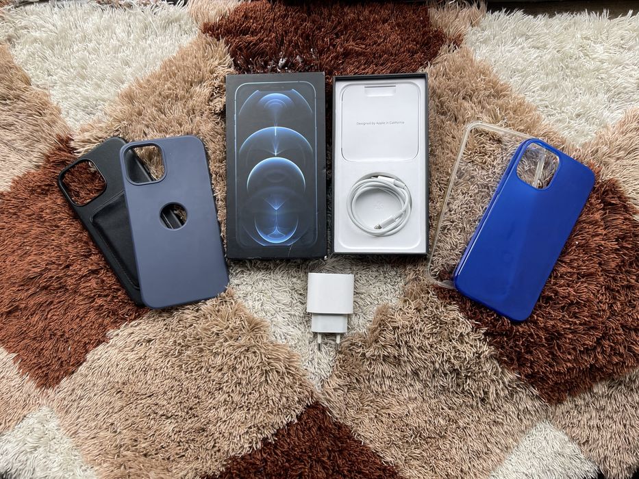Iphone 12 Pro Max 128gb Pacific Blue como novo (Troca)