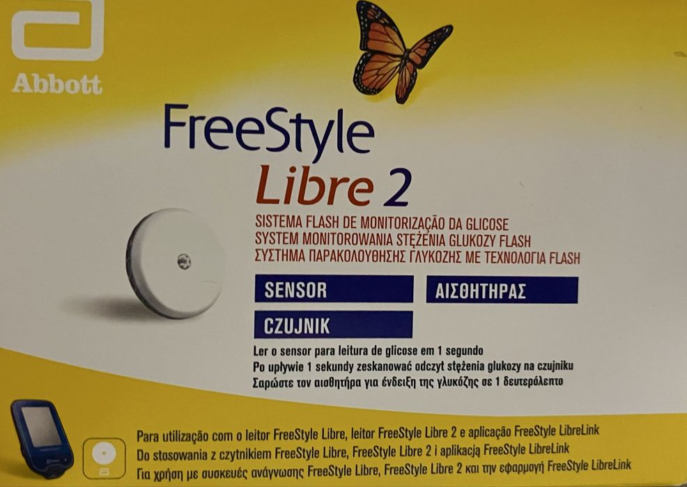 FreeStyle Libre 2 sensor / czujnik glukozy – nowy, ważny do 12.2026