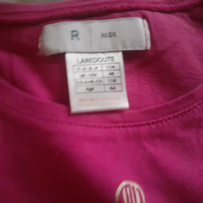 Lote de 7 t-shirts de menina