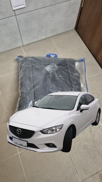 Nowe, warte 280 zlotych, szyte na miarę pokrowce do Mazda 6 III Sedan