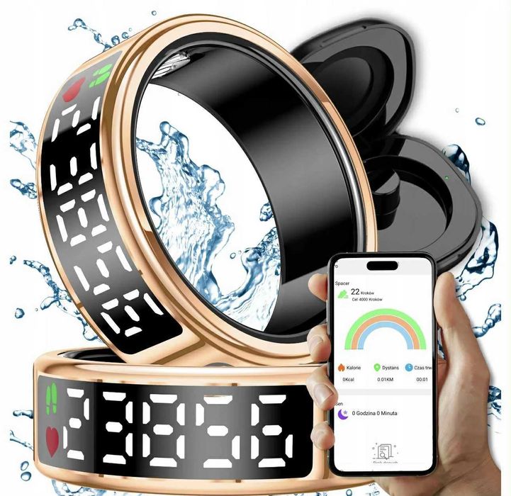 Smart Ring inteligentny pierścień zdrowia i aktywności