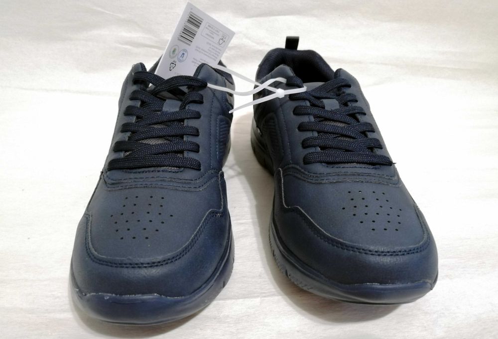 Lekkie męskie buty sportowe 44 niebieskie półbuty