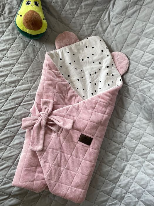 Конверт-одіялко Sleepe для новонародженої дівчинки рожевий