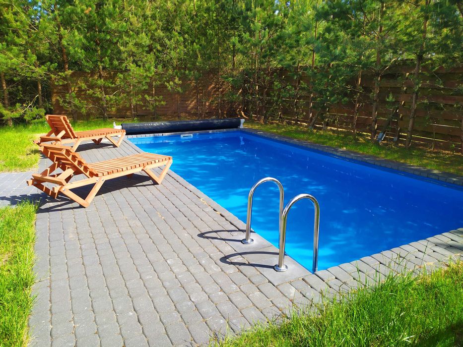 Domek na Kaszubach z prywatnym basenem, sauną, kuchnią ogrodową