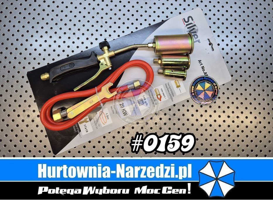 Palnik gazowy do papy dachowej 3 dysze + wąż Palnik gazowy do papy palnik do papy palnik dekarski palnik gazowy dekarski