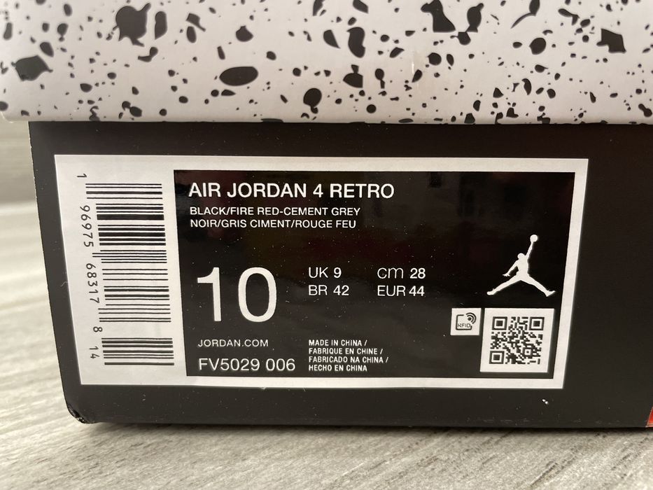 Air Jordan 4 Retro Bred Reimagined rozmiar 44