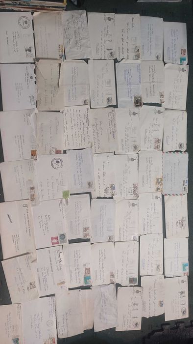 Lote 250 cartas  - Anos 60 e 70