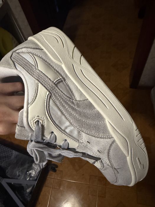 Кросівки puma беж сірі