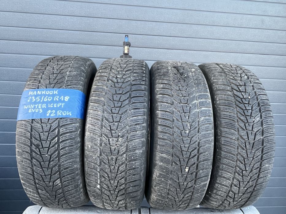 Opony zimowe hankook winter icept evo3,235/60R18,4szt