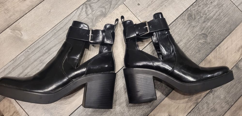 Buty botki czarne