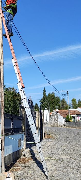 Escada de três lances