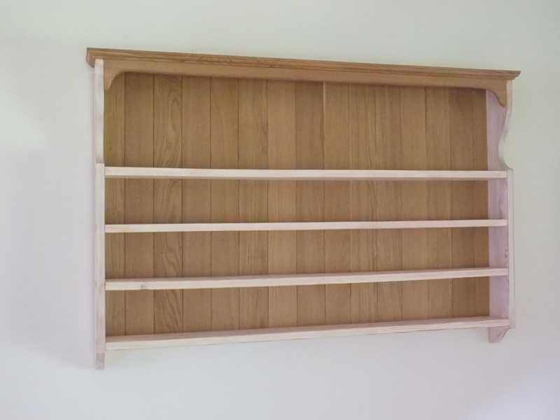 Półka ścienna wisząca lite drewno sosnowe SOLIDNA od PRODUCENTA