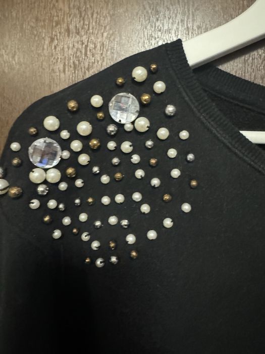 Bluza z pagonami perly