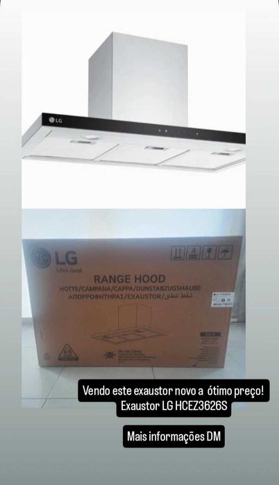 Exaustor LG novo.