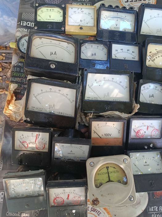 Амперметры ,Вольтметры Фазоуказатель  Измерительные приборы СССР