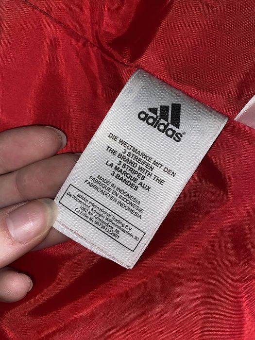 Kurtka czerwona damska adidas