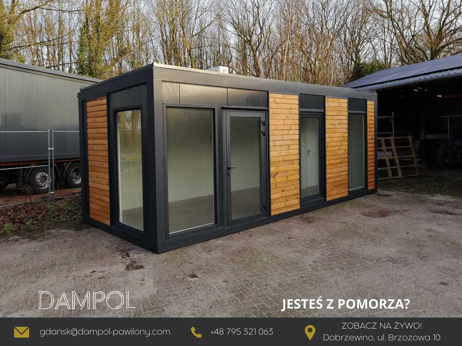 Pawilon handlowy 7x3 21m2 / domek letniskowy, sklep, biuro