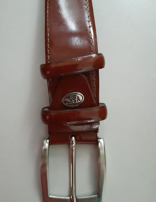 Шкіряний пояс.  Довжина 1м.6см. Ширина 3,5см