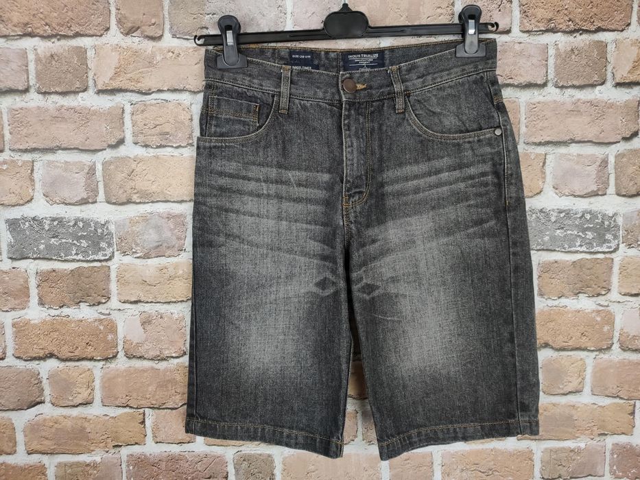 Industrialize jeansowe spodenki ciemny szary 28