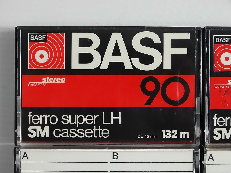 Kasety BASF Ferro Super LH 90 – Stan Kolekcjonerski (Vintage)