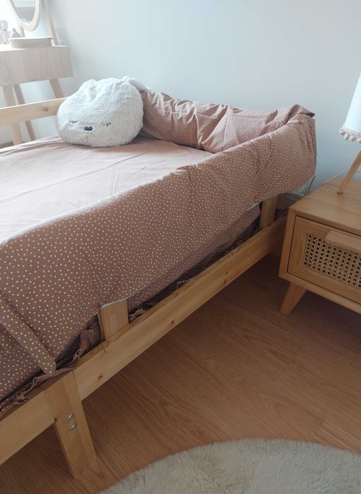Cama individual de criança+capa edredon