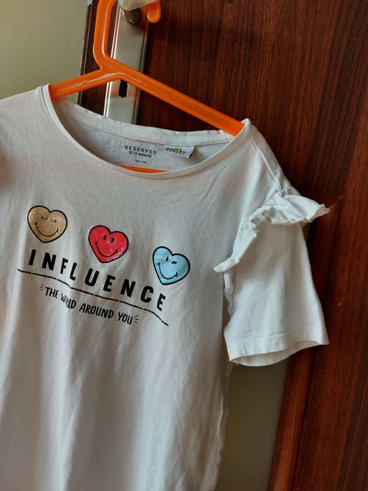 T-shirt dla dziewczynki 164 Reserved