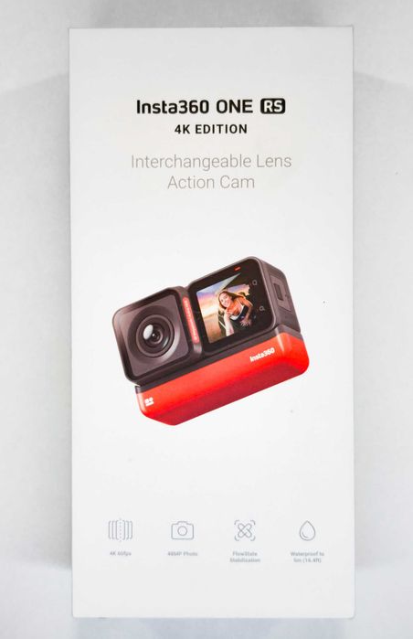 Kamerka Insta360 ONE RS 4K Edition + bateria + obudowa + Faktura VAT