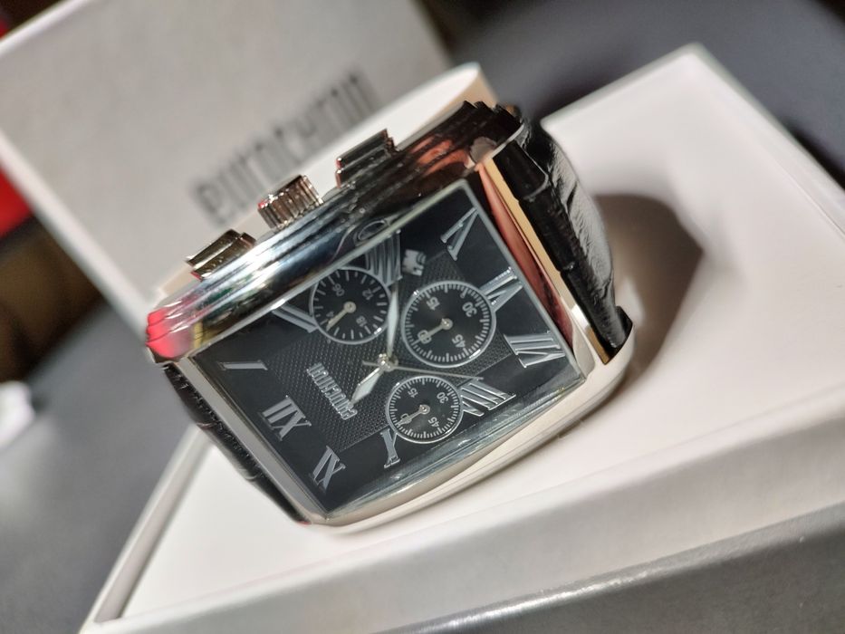 Piękny zegarek stalowy Eurochron chronometr