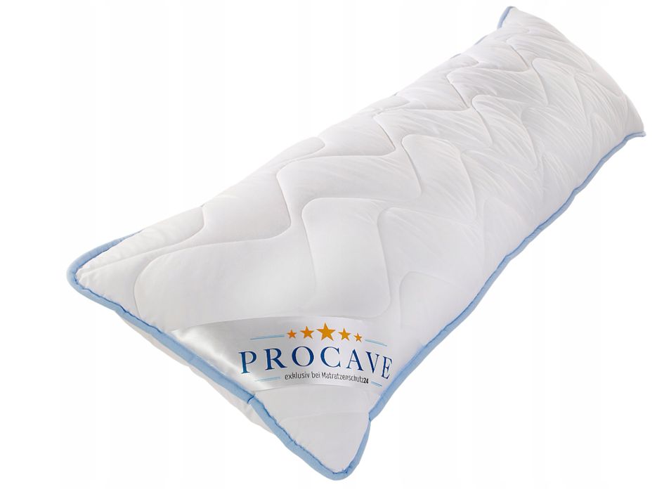 PROCAV Poduszka do spania z pikowaną poszewką 40x145 cm