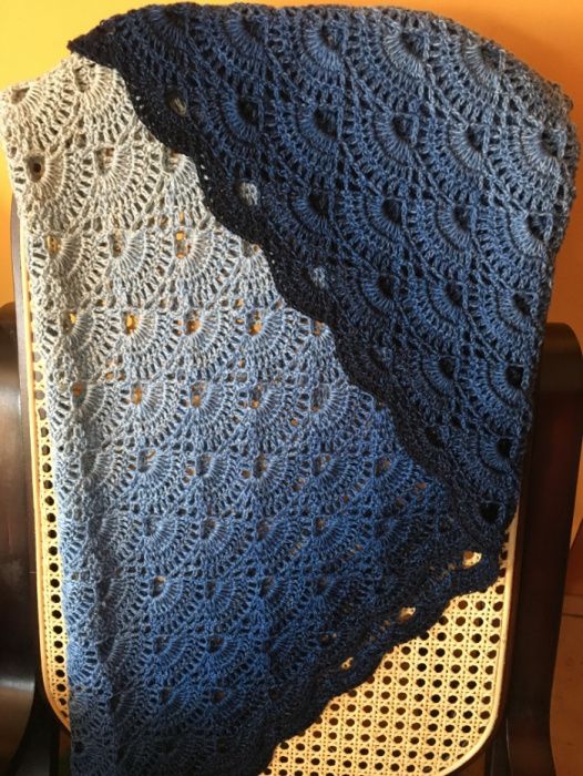 Chusta XL szydełko handmade