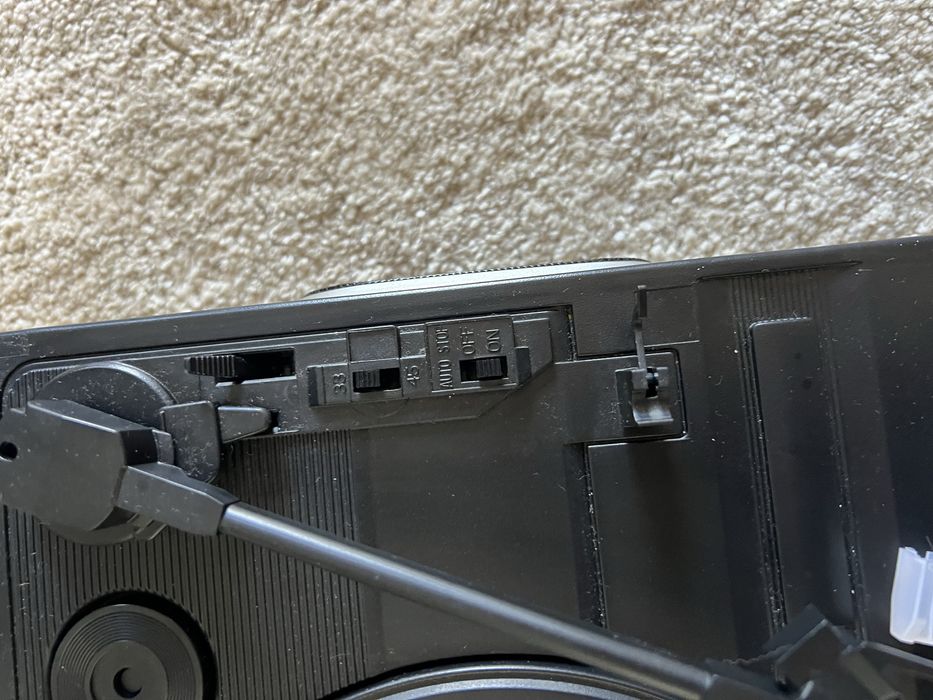 leitor de vinil/gira discos roadstar